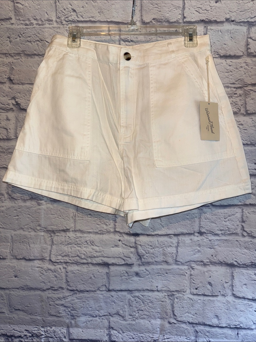 Universal Thread Cream High-Rise Utility Shorts